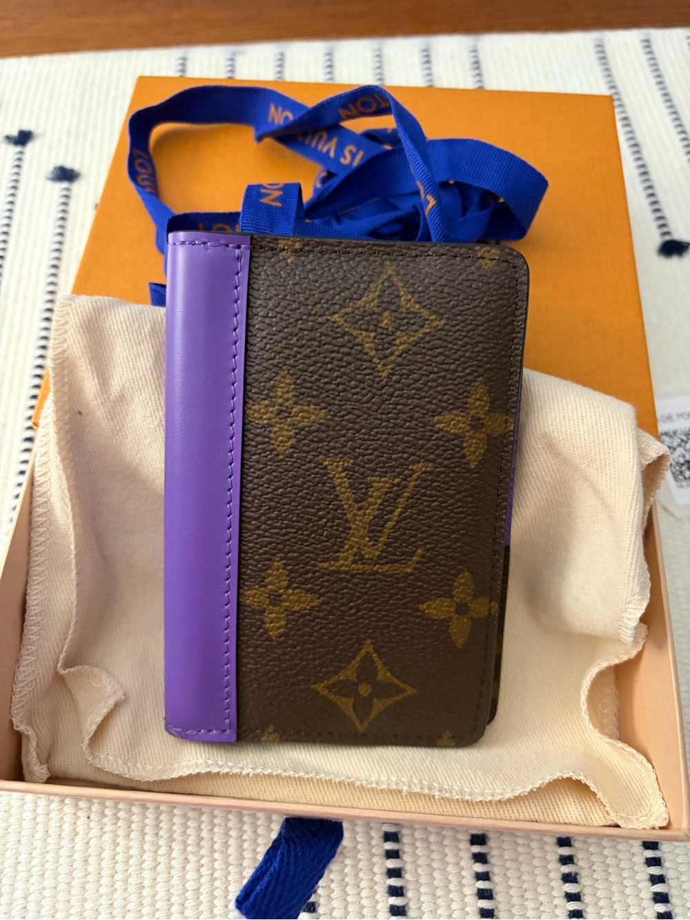 Louis Vuitton Purple Pocket Organizer